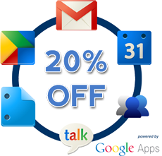 google apps 20% off
