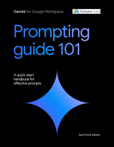 eBook - Gemini for Google Workspace - Prompting Guide 101.Cover